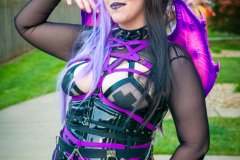 Catgirl Succubus cosplay from Colossalcon 2023