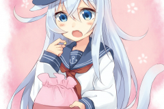 Hibiki from Kantai Collection art by maruki (punchiki)