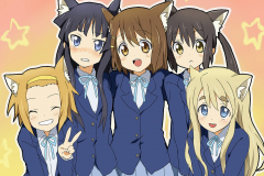 The girls of K-On! art by maruki (punchiki)