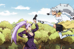 Suphia fighting Shion