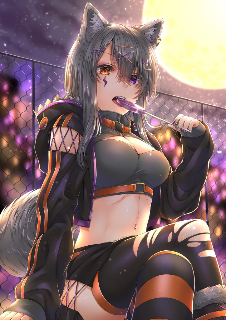 Halloween wolfgirl by rot_000