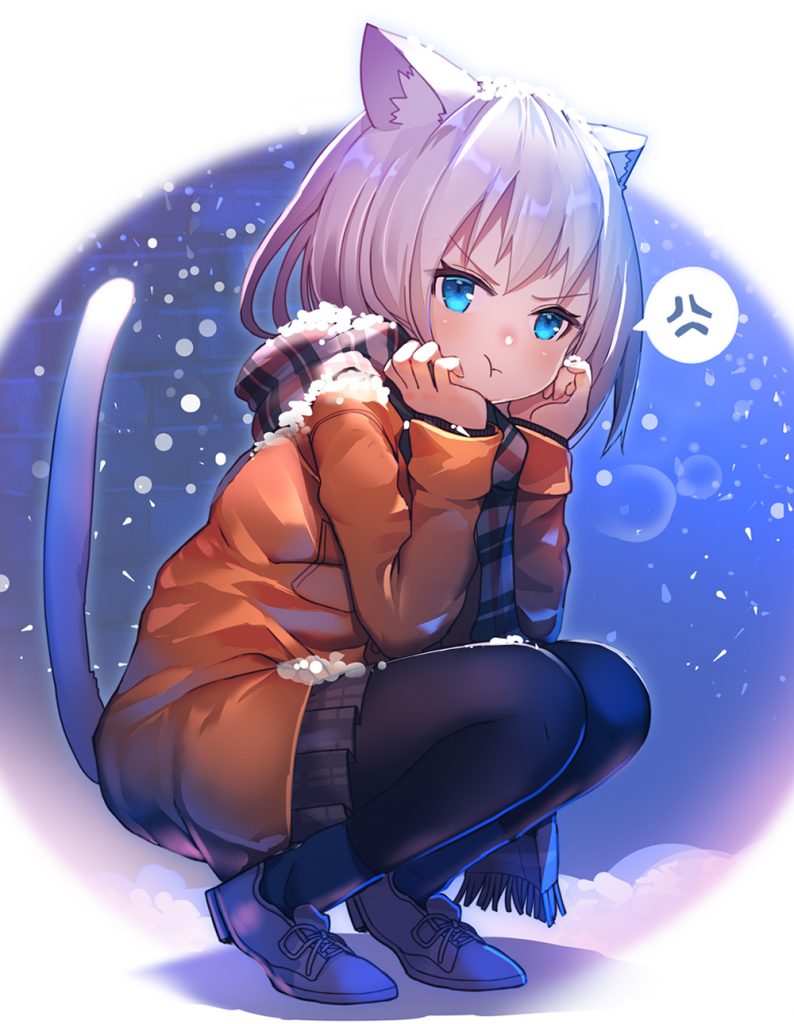 Neko who waited in the cold