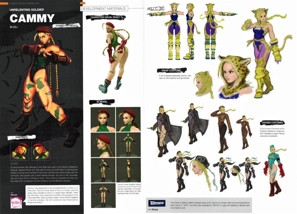 Official Cammy concept art from Street Fighter × Tekken 