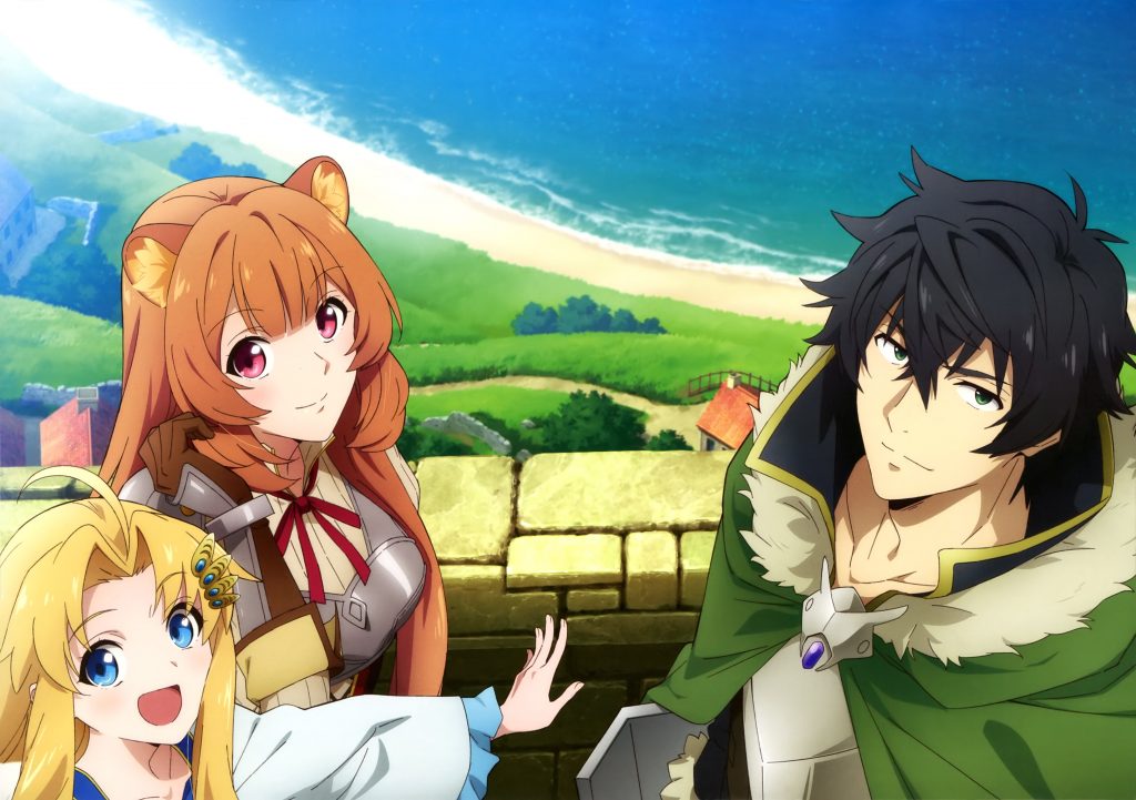 Raphtalia, Filo, and Naofumi from The Rising Of The Shield Hero