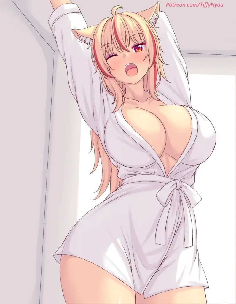 Tiffy waking up after a nap. Art by NottyTiffy